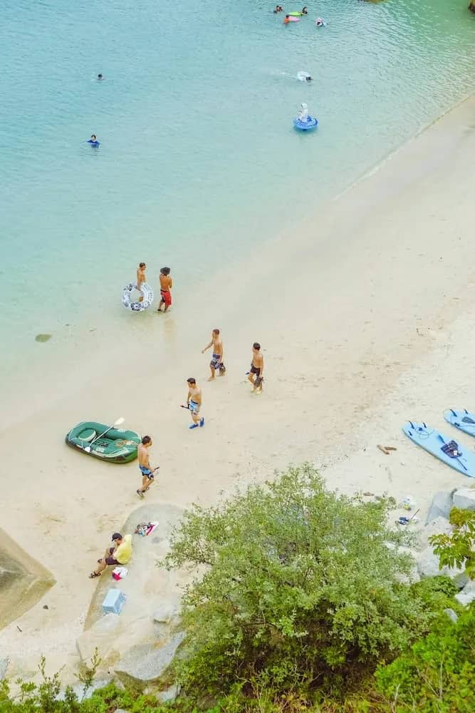Crystal clear waters at Kendwa beach on Zanzibar north coast