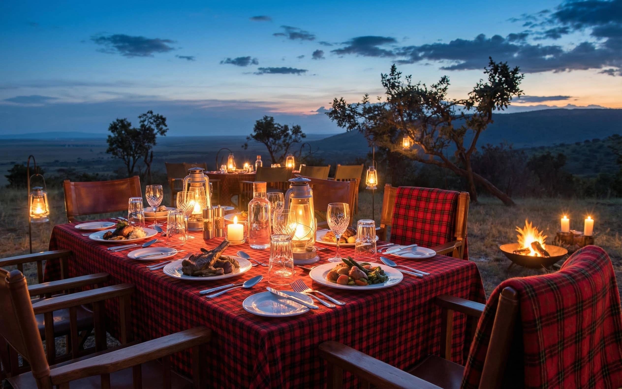 Luxury lodge bathroom with bathtub